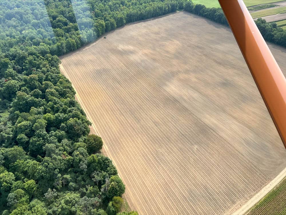 USS Woods Clean Up Aerial Photo Planting 2022Web